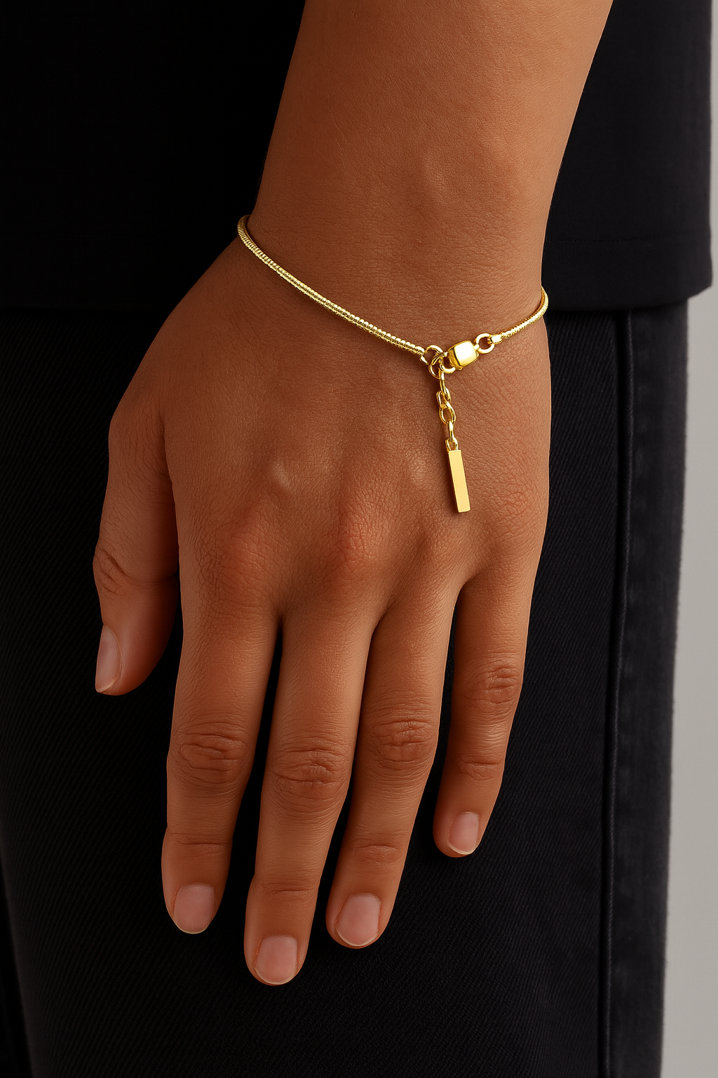 Snake Chain Bracelet (Gold)