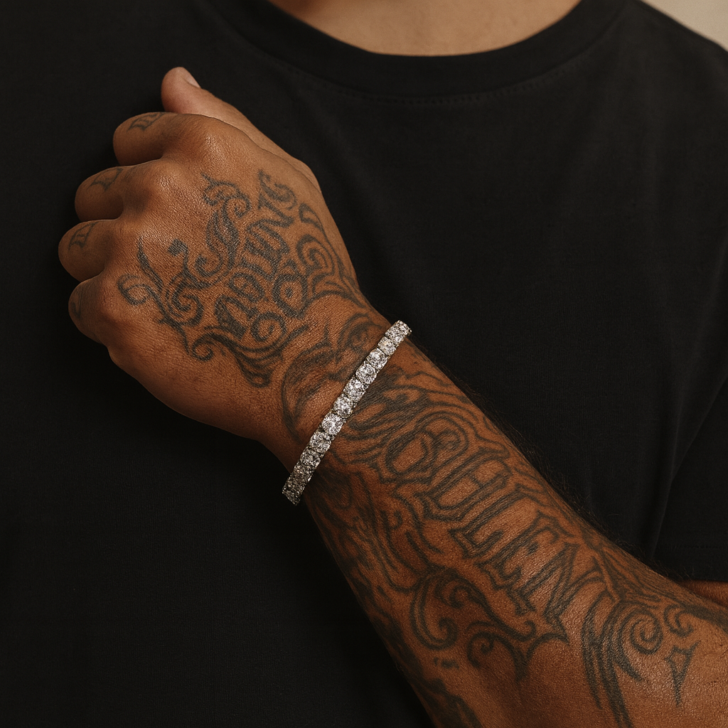 4mm Tennis Bracelet (Silver)