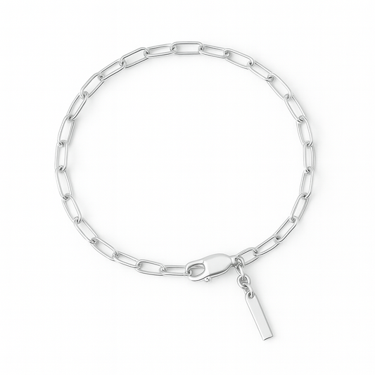 Clip Chain  Bracelet (Silver)