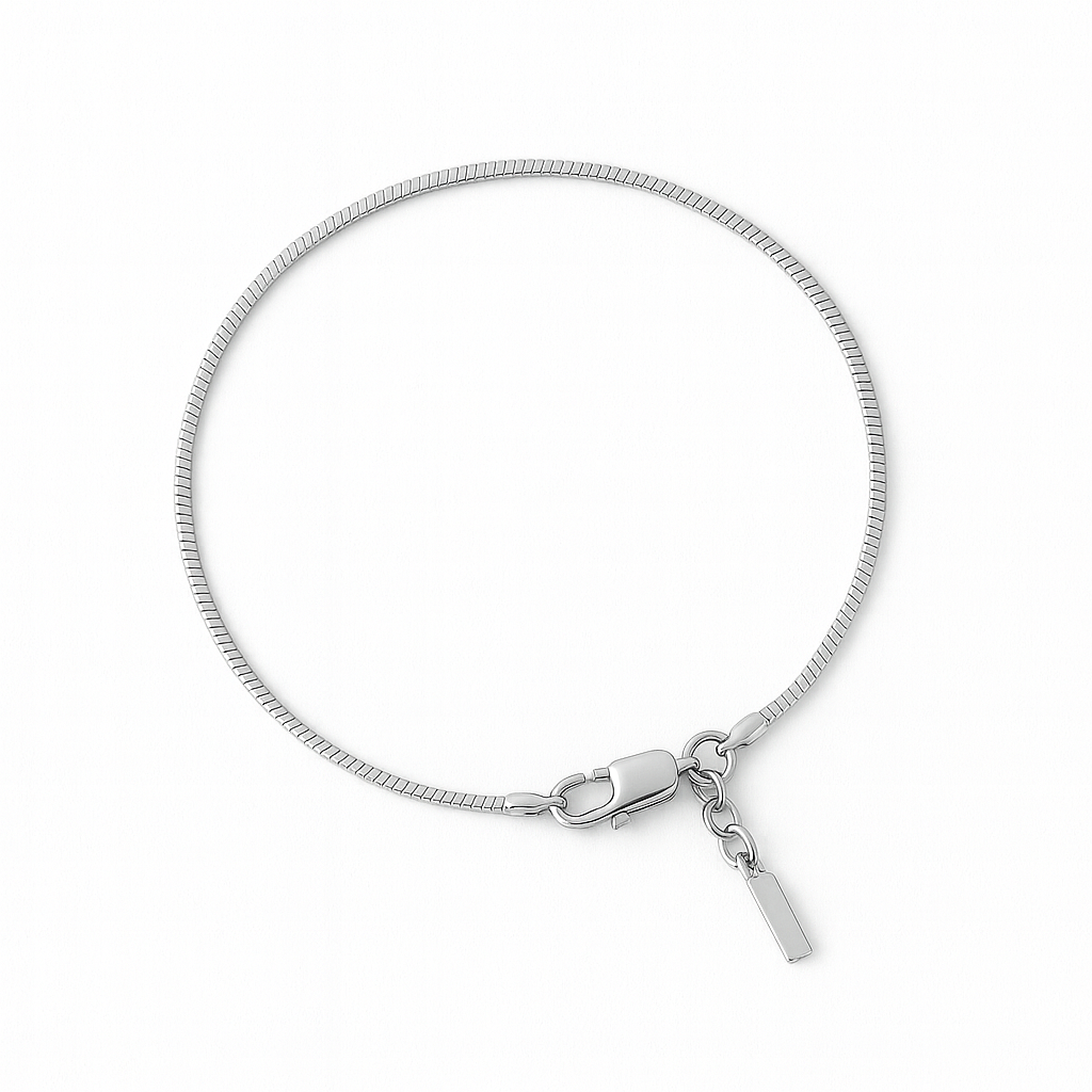 Snake Chain Bracelet (Silver)