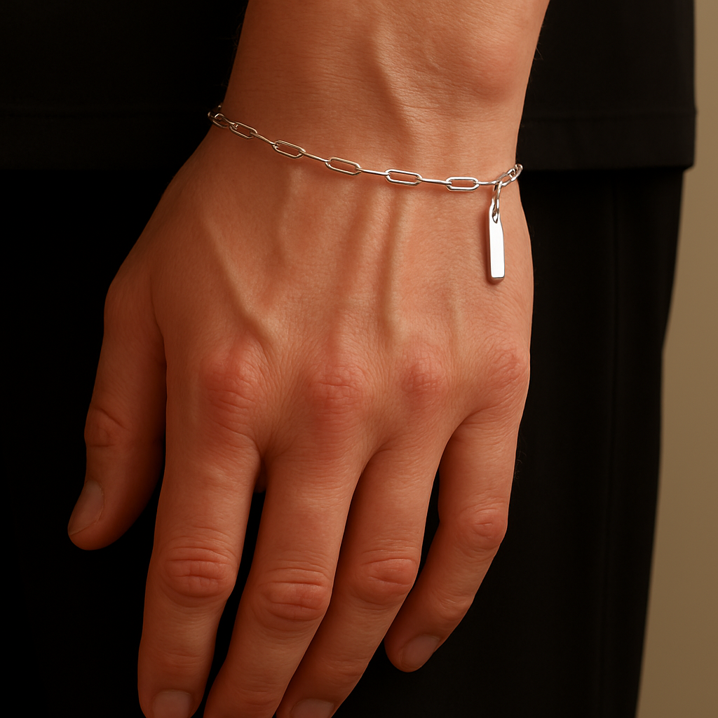 Clip Chain  Bracelet (Silver)