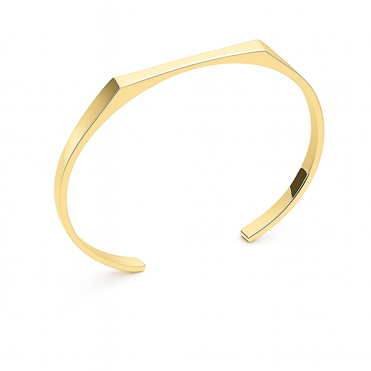 Rectangle Bangle (Gold)