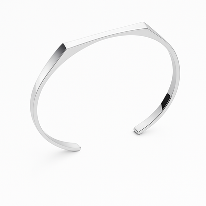 Rectangle Bangle (Silver)