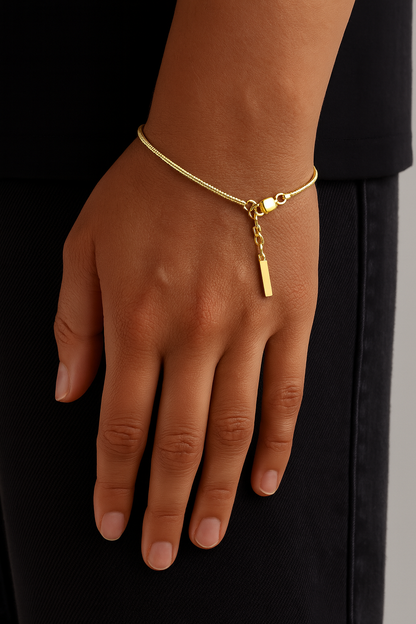 Snake Chain Bracelet (Gold)