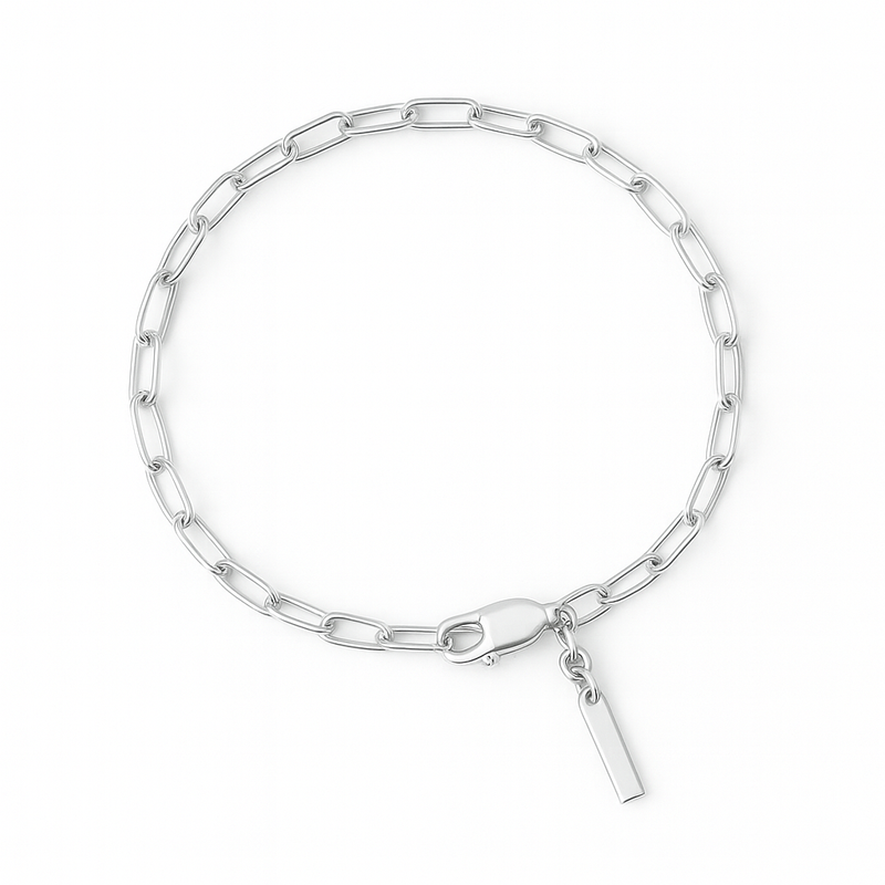 Clip Chain  Bracelet (Silver)