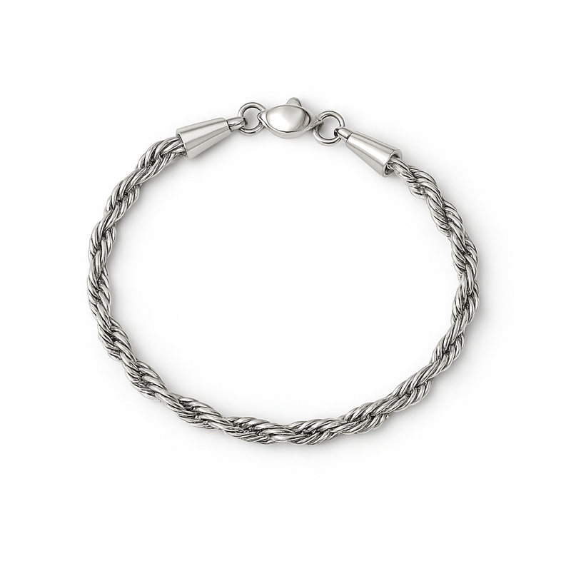 Rope Chain Bracelet (Silver)